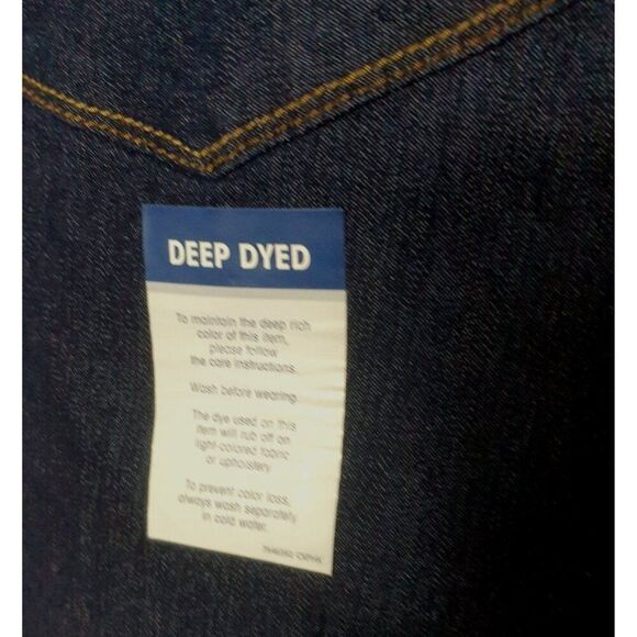 Lee Riders Womens Plus 24W Midrise Capri Jeans Premium Stretch Denim Blue - Picture 7 of 8